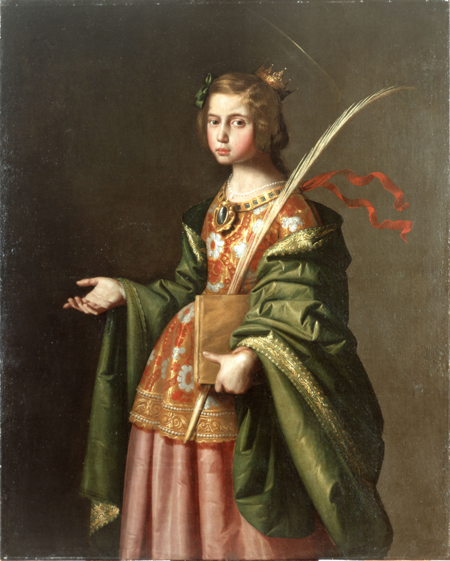 Santa Isabel de Turingia de Zurbarán